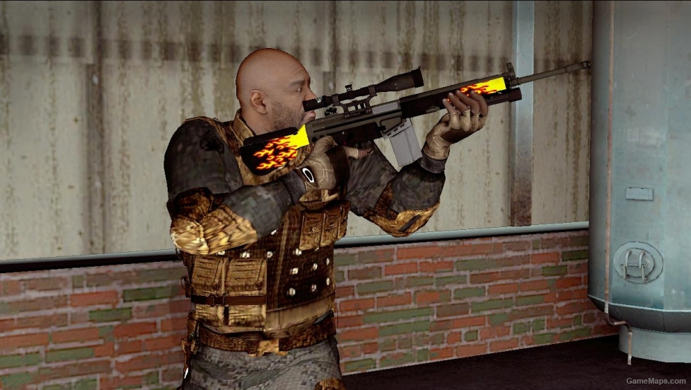 L4D1-Military Sniper Blaze Skin (Online)