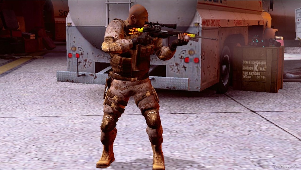 L4D1-Military Sniper Blaze Skin (Online)
