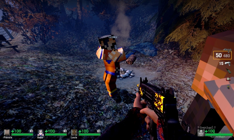 L4D1-Minecraft Goku replaces to Bill