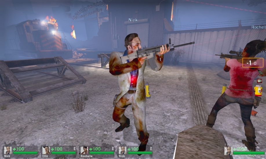 L4D1-Realistic survivor [Nick] replaces to Bill