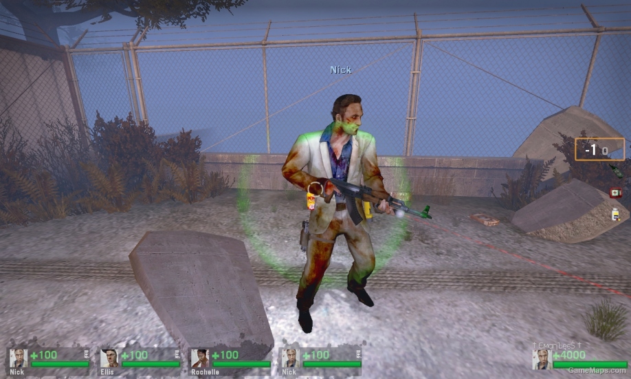 L4D1-Realistic survivor [Nick] replaces to Bill