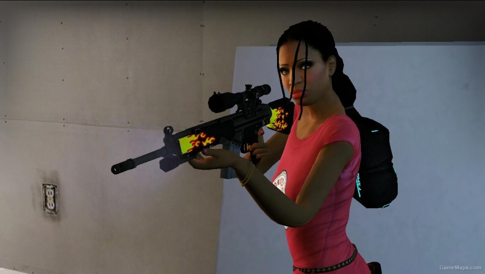 L4D1-Real Girl Rochelle Beta Hair, Shorts