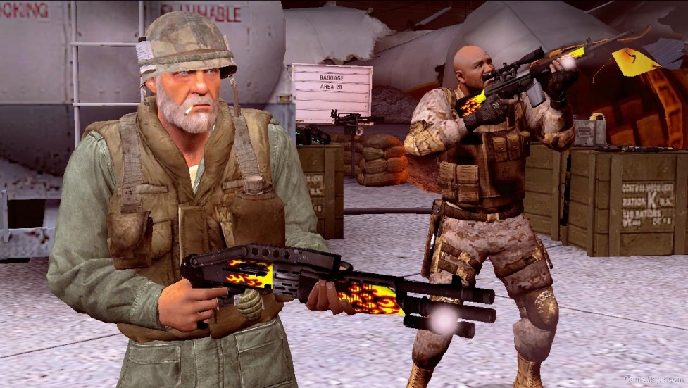 L4D1-Spas Blaze Skin (online)