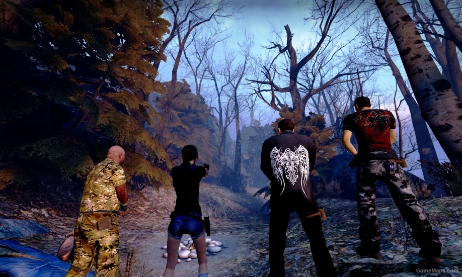L4D1-Seriously tattooed Nick replaces to Bill