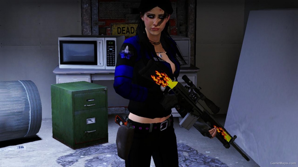 L4D1-Sexy Badass Zoey Blue (Redux)
