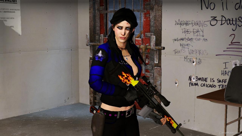 L4D1-Sexy Badass Zoey Blue (Redux)