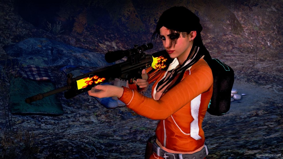 L4D1-Sexy Zoey Aperture Test Subject