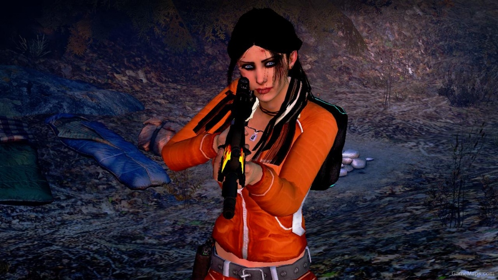L4D1-Sexy Zoey Aperture Test Subject