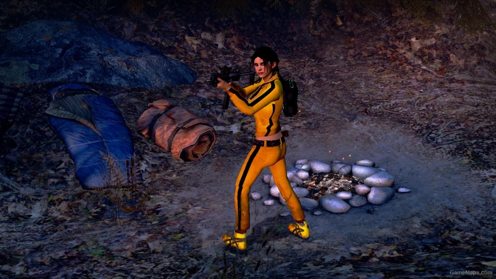 L4D1-Sexy Zoey's Kill Bill Cosplay