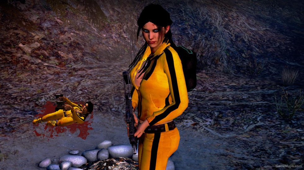 L4D1-Sexy Zoey's Kill Bill Cosplay