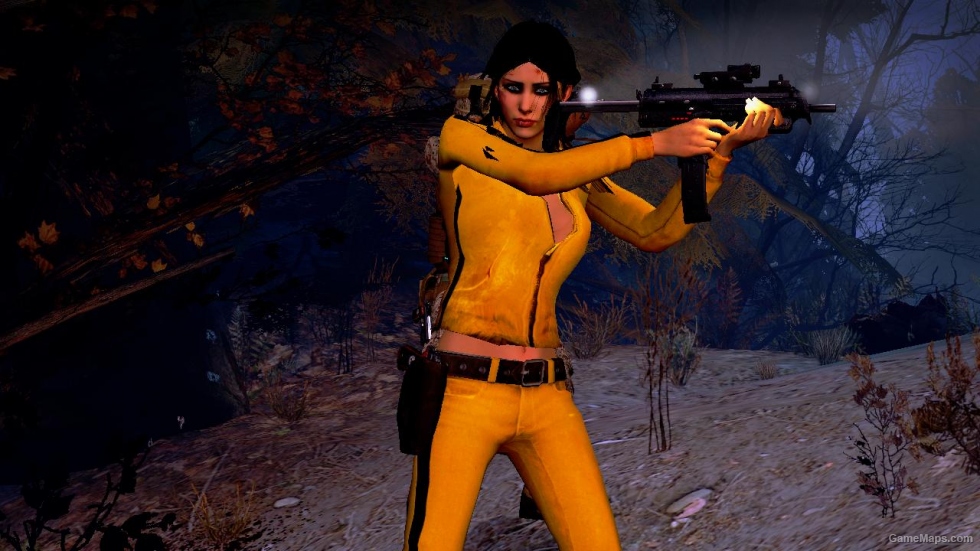 L4D1-Sexy Zoey's Kill Bill Cosplay