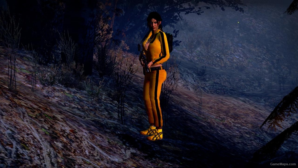 L4D1-Sexy Zoey's Kill Bill Cosplay