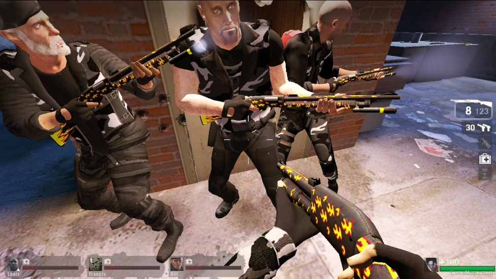 L4D1-Shotgun Blaze Skin
