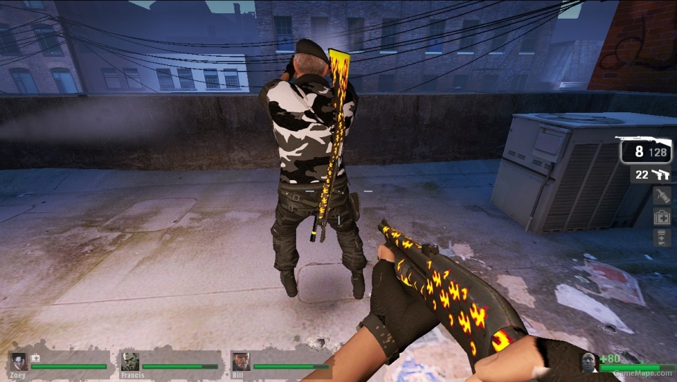 L4D1-Shotgun Blaze Skin