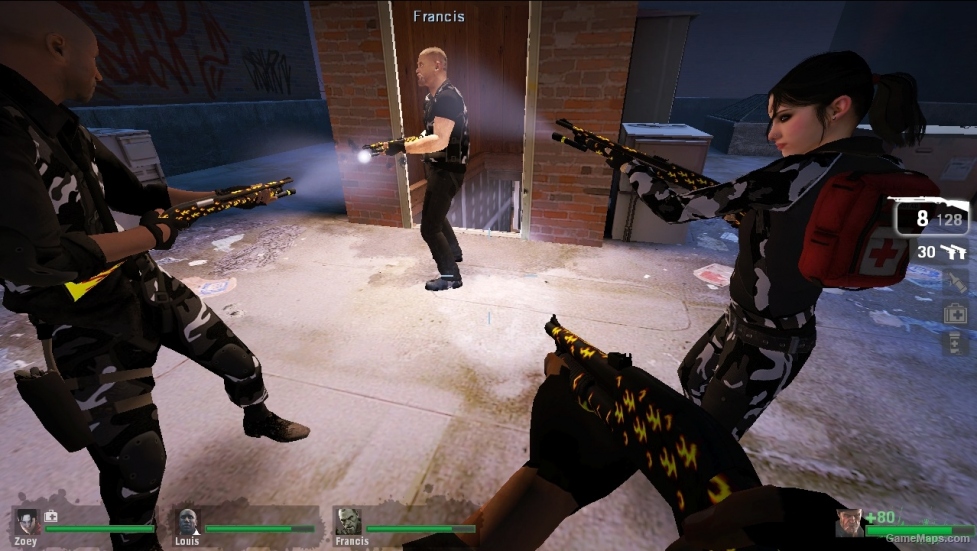 L4D1-Shotgun Blaze Skin