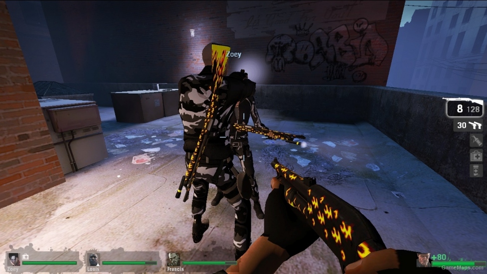 L4D1-Shotgun Blaze Skin