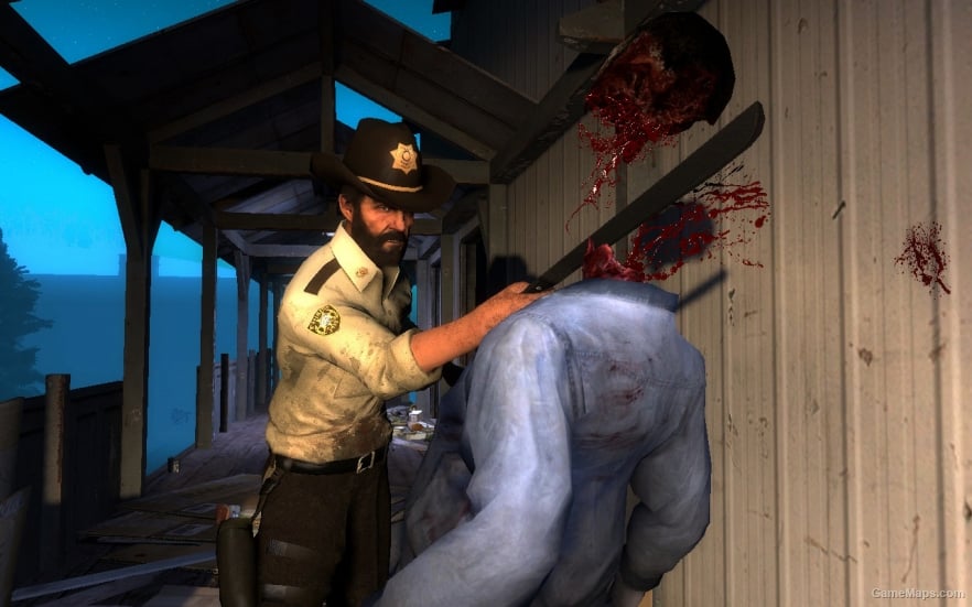 L4D1-The Walking Dead Bill Sheriff Outfit