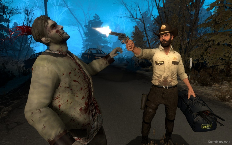 L4D1-The Walking Dead Bill Sheriff Outfit