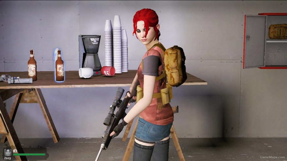L4D1-Zoey Red Hair- Made in Heaven (with Gear)