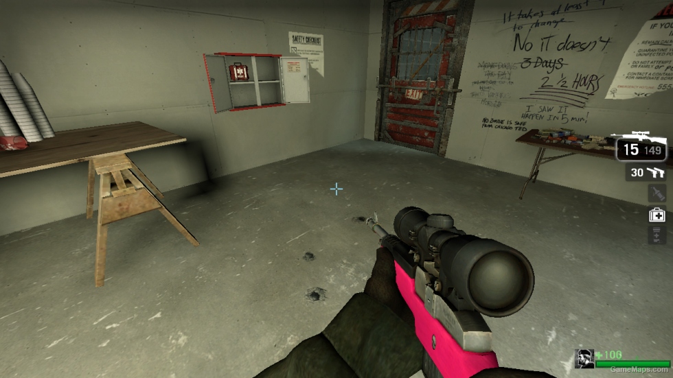 L4D1 - Hunting Rifle re-color: Pink
