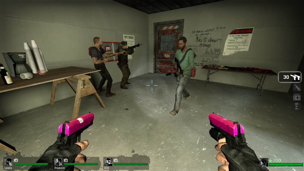 L4D1 - Pistol re-color: Pink