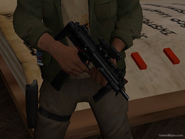 L4D1| MP7 Foregrip Down| Full Sights| Replaces SMG