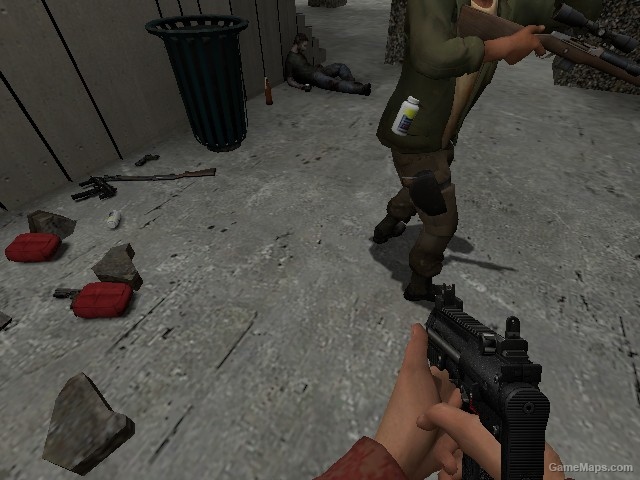L4D1| MP7 Fore Grip Down| No reflex| Replaces SMG