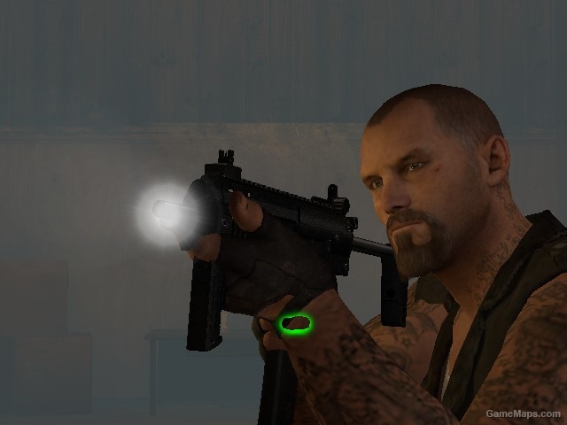 L4D1| Mp7 Stock Extended | No Reflex | Replaces SMG