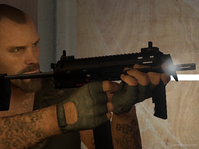 L4D1| Mp7 Stock Extended | No Reflex | Replaces SMG