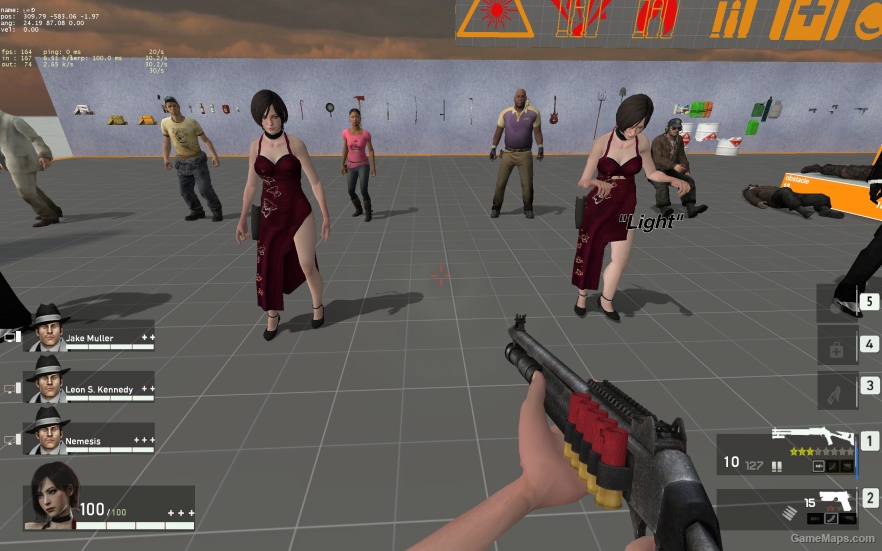 L4D1 Ada Wong (RE4 Long Dress)