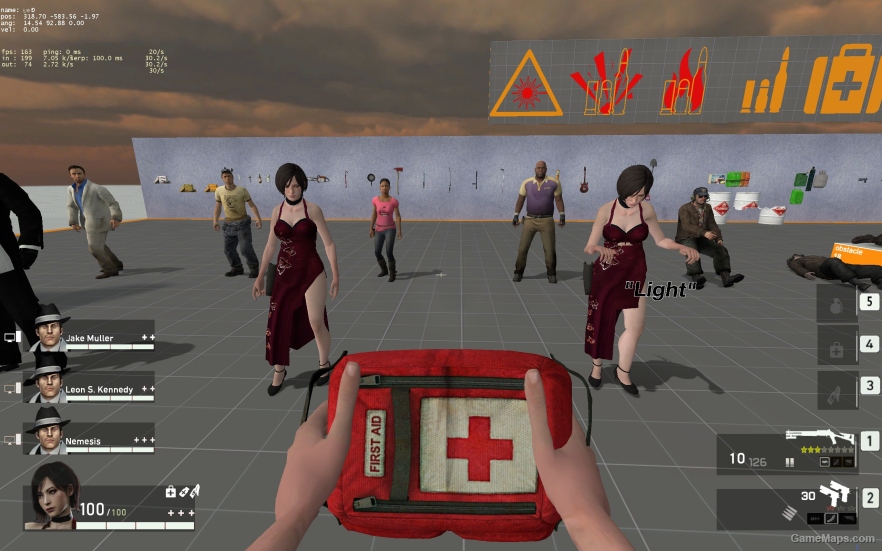 L4D1 Ada Wong (RE4 Long Dress)