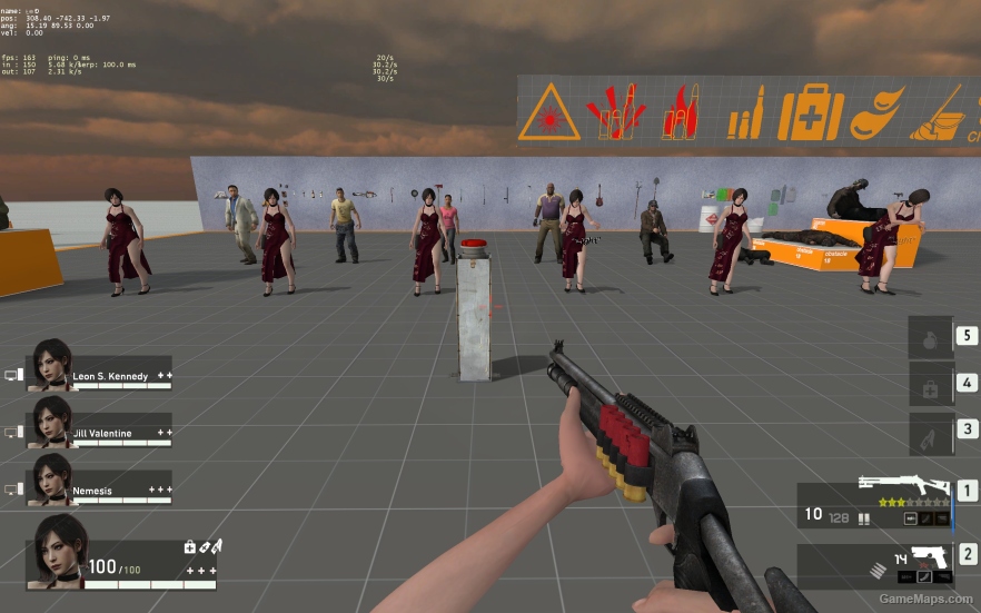 L4D1 Ada Wong (RE4 Long Dress)