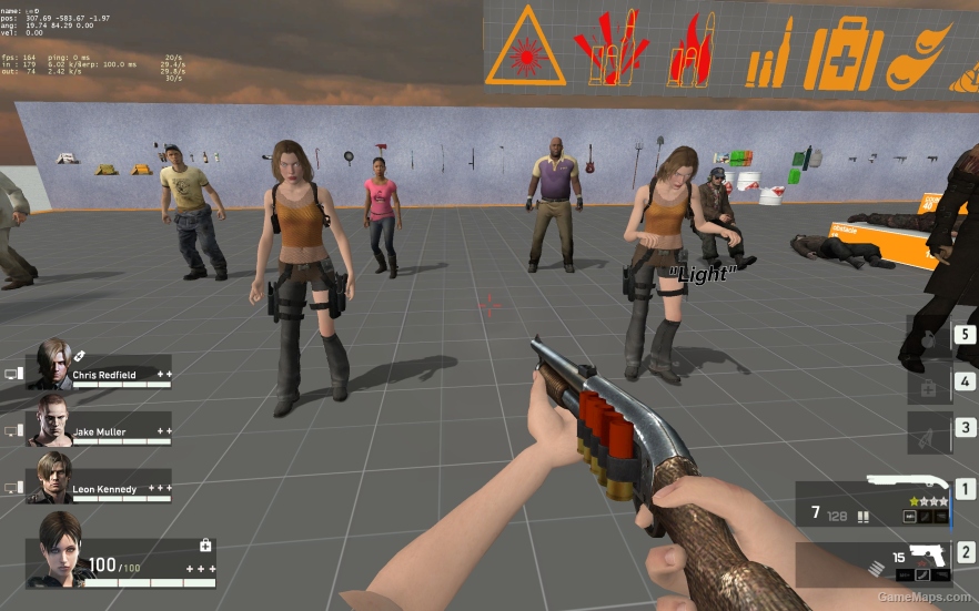 L4D1 Alice RE2 (V2) Zoey & Bill