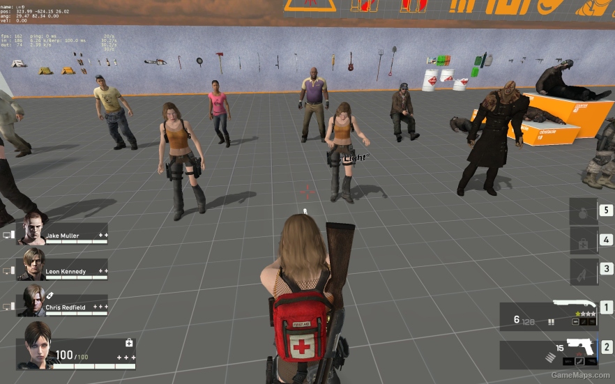 L4D1 Alice RE2 (V2) Zoey & Bill