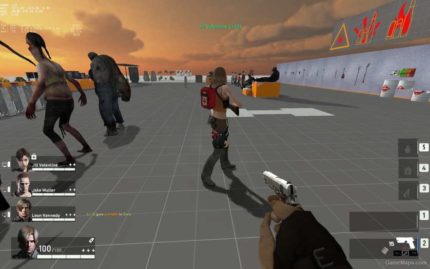 L4D1 Alice RE2 (V2) Zoey & Bill