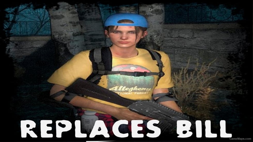 L4D1 B4B Style Zoey replaces Bill