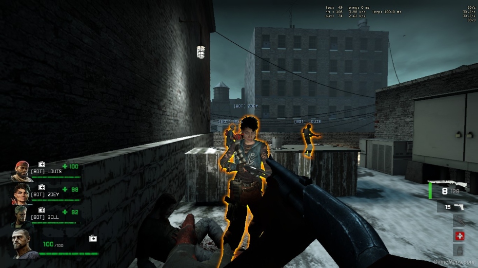 L4D1 B4B Tala replaces Zoey & Louis