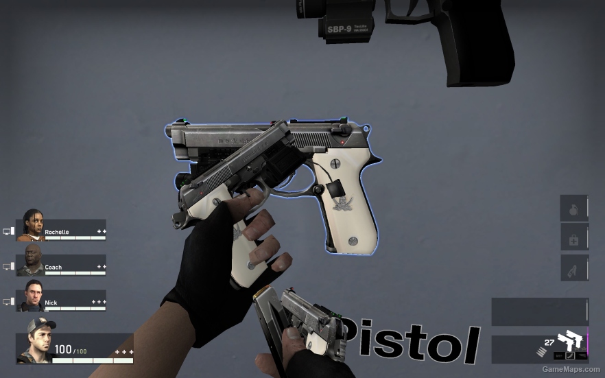 L4D1 Beretta 92FS Pistol V2