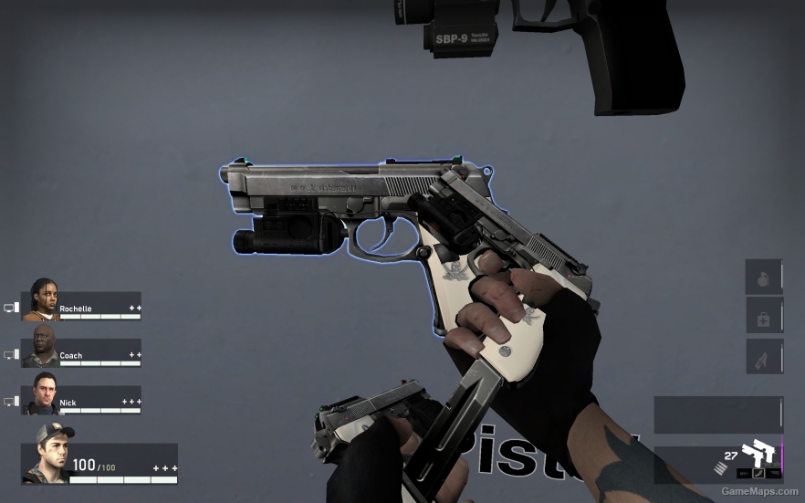 L4D1 Beretta 92FS Pistol V2