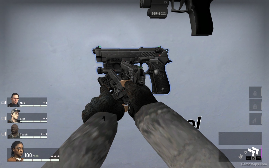 L4D1 Beretta 92FS Pistol V3