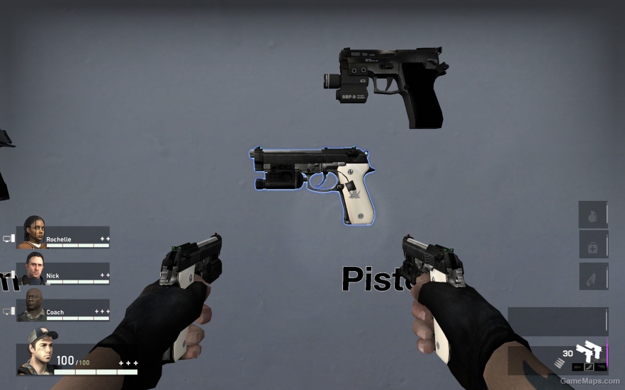 L4D1 Beretta 92FS Pistol V4