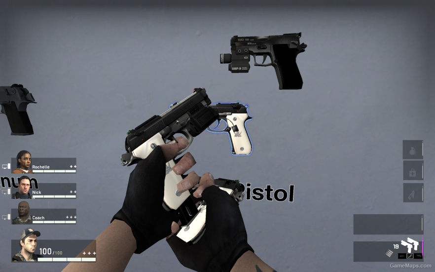 L4D1 Beretta 92FS Pistol V4