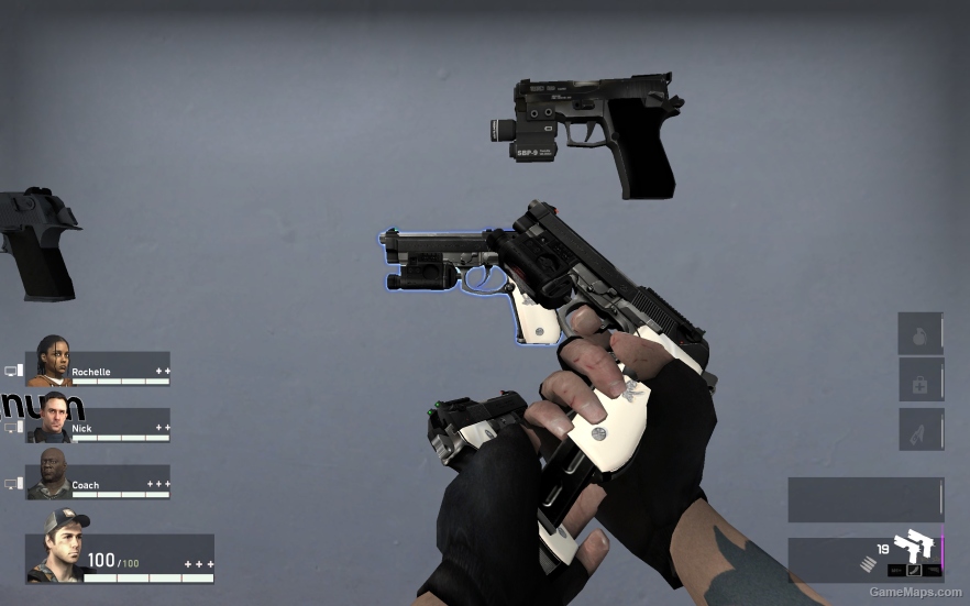 L4D1 Beretta 92FS Pistol V4