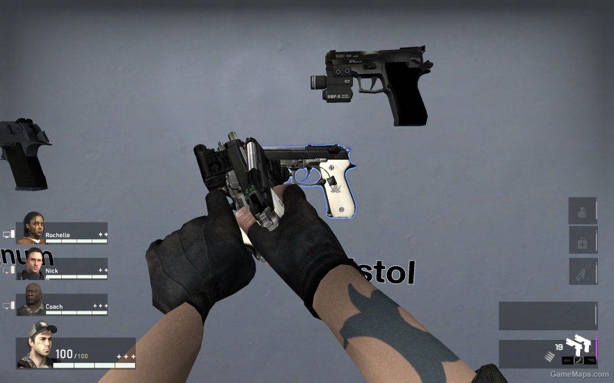 L4D1 Beretta 92FS Pistol V4