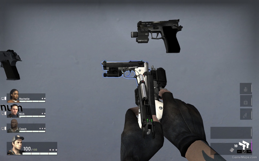 L4D1 Beretta 92FS Pistol V4