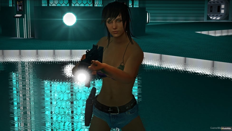 L4D1 Bikini Teen Angst Zoey (in shorts)