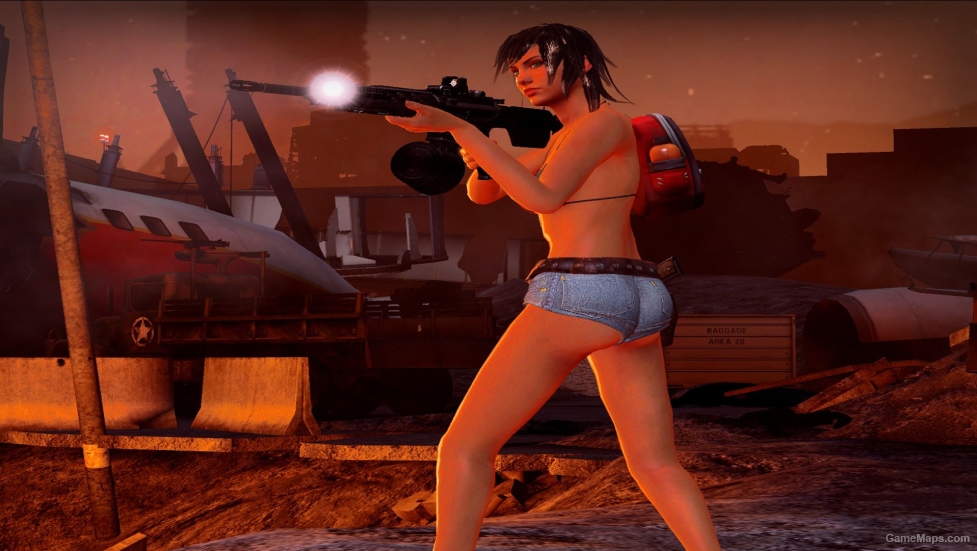 L4D1 Bikini Teen Angst Zoey (in shorts)