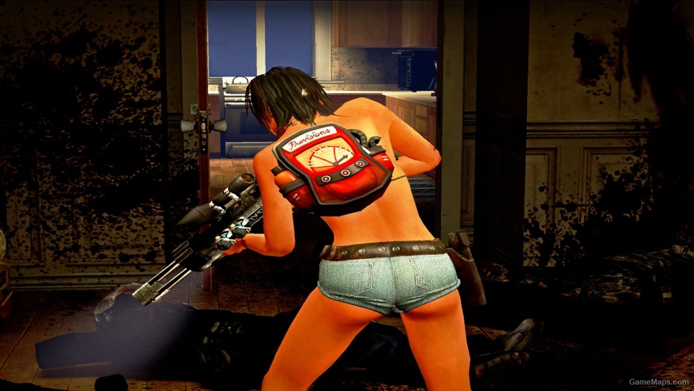 L4D1 Bikini Teen Angst Zoey (in shorts)
