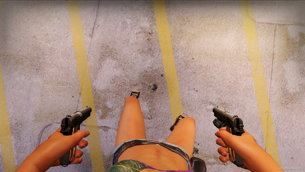 L4D1 Bikini Teen Angst Zoey (in shorts)