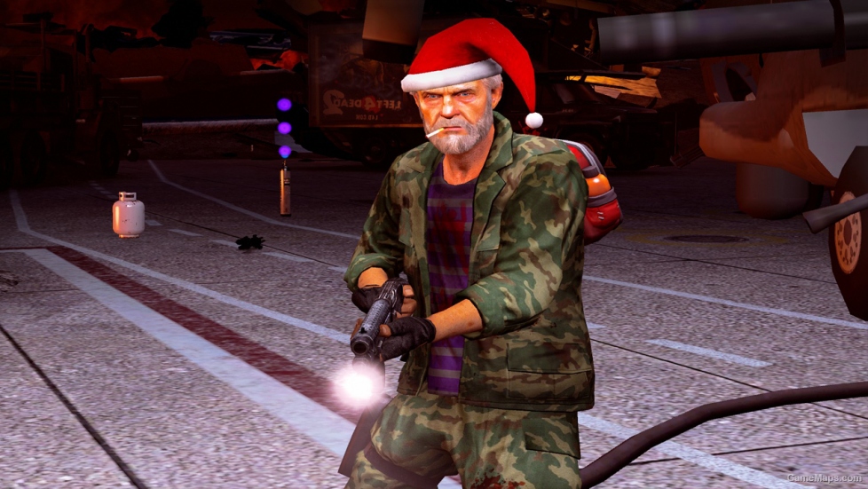 L4D1 Bill (Santa Hat)